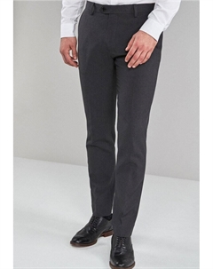 Костюмные брюки SKINNY FIT PLAIN FRONT, темно-серый Next