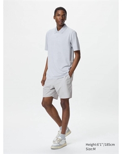 Ультраэластичные шорты для активного отдыха, цвет 02 серый Uniqlo