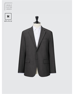 Пиджак, темно-серый Uniqlo