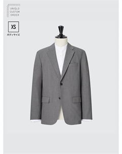 Пиджак kando, светло-серый Uniqlo