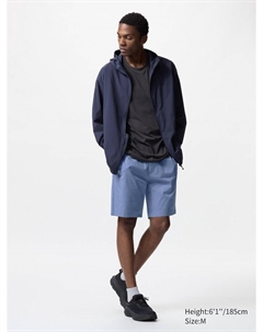 Легкие эластичные шорты, цвет 62 синий Uniqlo
