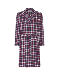 Мужской халат из фланели из чистого хлопка красного цвета, красный El búho nocturno