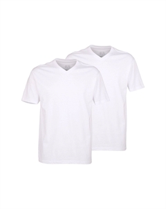 Футболка, 2 шт, стандартного кроя, мужская, белый Ceceba