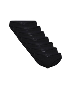 Трусы, однотонные, мужские, в упаковке 7 шт, с нашивкой-логотипом, цвет 930 Schwarz Uni Tom tailor