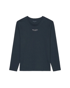 Мужская хлопковая пижама Mix & Match, темно-синий Marc o'polo