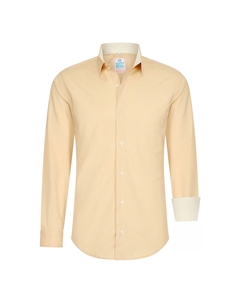 Рубашка с контрастным внутренним воротником, красный Rusty neal