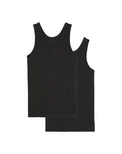 Майка Iconic Rib, черный Marc o'polo