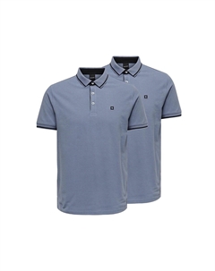 Комплект из 2 рубашек-поло Onsefletcher, цвет Flint Stone Only & sons