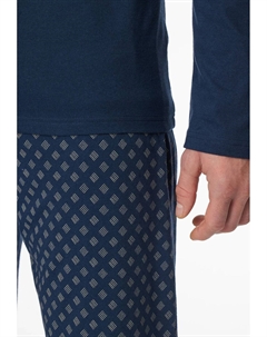 Мужская хлопковая пижама Casual Essentials, цвет 801 Admiral Schiesser