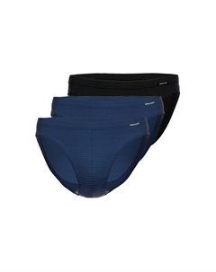 Трусы / трусы, упаковка из 3 джинсов в тонкую рубчику, цвет Blau / Anthrazit Ammann