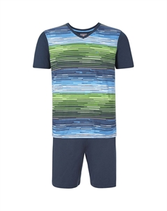 Короткая пижама AUDUN, темно-синий Jan vanderstorm
