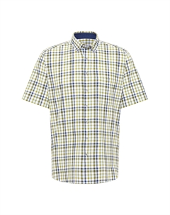 Рубашка из жатого хлопка MODERN FIT, зеленый Eterna