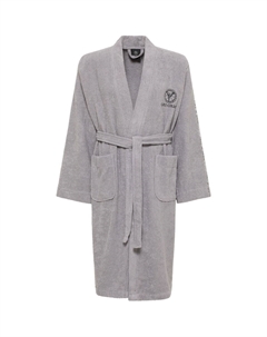 Халат Vito из мягкой хлопковой махры, светло-серый Carlo colucci