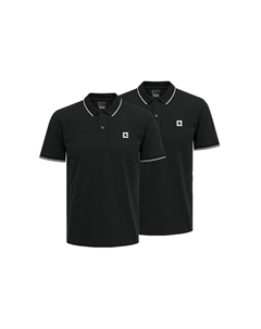 Комплект из 2 рубашек-поло Onsefletcher, черный Only & sons