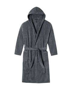 Мужской халат Essentials с капюшоном длиной 3/4, цвет C2 200 Anthrazit Schiesser