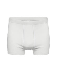 Брюки короткие, хлопок, эластичный пояс, мужские, белый Ammann