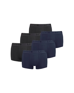 Мужские плавки — плавки премиум-класса, хлопок стретч, 6 шт в упаковке, цвет Schwarz/navy Levi's®