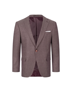 Узкий пиджак, винно-красный Indumentum