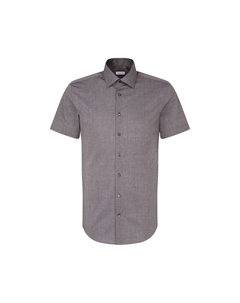 Деловая рубашка слим, цвет Dunkelgrau (0037) Seidensticker