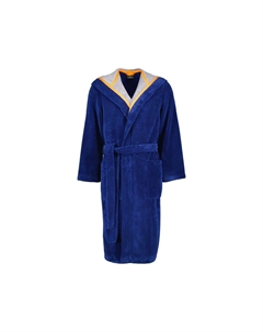 Халаты мужские с капюшоном Doubleface 831 темно-синий - 13 Cawo