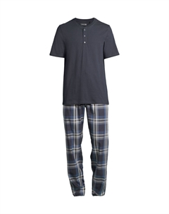 Пижама Ночь и Дом, темно-синий Schiesser