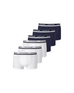 Боксеры Uncover, бело-голубой Schiesser