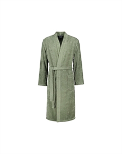 Халаты мужские кимоно вафельные пике 5508 поле - 453, зеленый Cawo