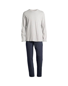 Пижама Ночь и Дом, цвет Dunkelblau / Grau Schiesser