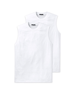 Комплект из 2 предметов первой необходимости: майка/майка, белый Schiesser