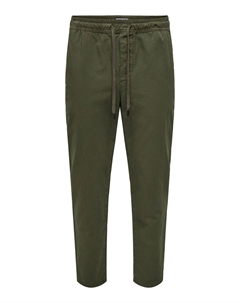 Тканевые брюки Tapered Pants ONSLinus, темно-зеленый Only & sons