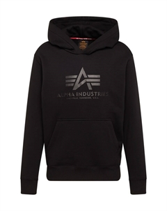 Толстовка с капюшоном Sweatshirt, черный Alpha industries