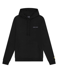Толстовка с капюшоном Sweatshirt, черный Lyle & scott