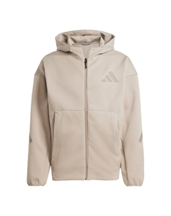 Свитер с капюшоном на молнии SPORTSWEAR Athletic Zip-Up Hoodie Z.N.E., бежевый Adidas