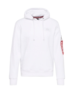 Толстовка с капюшоном Sweatshirt, белый Alpha industries