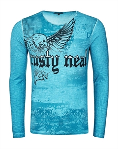 Лонгслив Shirt, синий Rusty neal