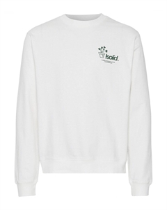 Свитер Sweatshirt Imran, белый Solid