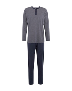 Длинная пижама Long Pajamas, морской синий Tom tailor