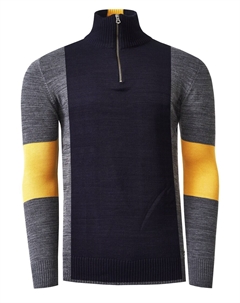 Водолазка Sweater, цвет marine blue/mottled grey Rusty neal