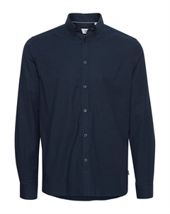 Повседневная рубашка Regular fit Button Up Shirt Val, темно-синий Solid