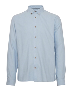 Повседневная рубашка Regular fit Button Up Shirt, синий Solid