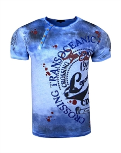 Классическая футболка Shirt, светло-синий Rusty neal