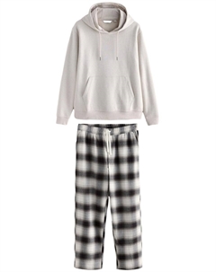 Длинная пижама Long Pajamas, пятнистый серый Next