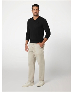 Свитер с v-образным вырезом Sweater, черный Guess