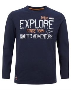 Лонгслив Shirt Elion, темно-синий Jan vanderstorm