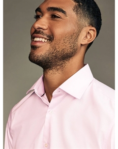 Повседневная рубашка Regular fit Button Up Shirt, розовый Next