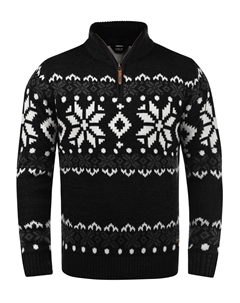 Водолазка Sweater Norwin, черный Solid