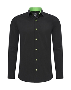 Повседневная рубашка Regular fit Button Up Shirt, черный Rusty neal