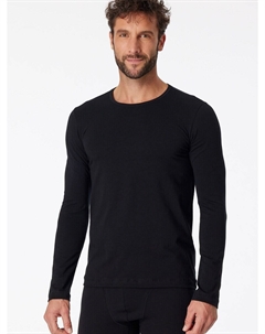 Лонгслив Shirt 95/5 Originals, черный Schiesser