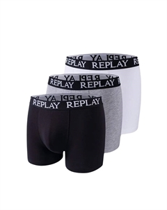 Трусы Boxer shorts, цвет light grey/mottled grey/black/white Replay