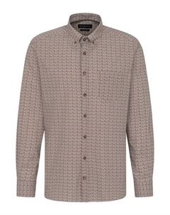Рубашка Freizeithemd 1:1 Arm, коричневый Bugatti